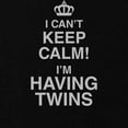 thumbnail image 2 of CafePress - I Cant Keep Calm! Im Having Twins Maternity T Shir - Maternity Dark T-Shirt, 2 of 3