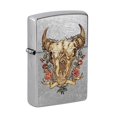 thumbnail image 1 of Zippo 48559 Rick Rietveld Bull Skull Windproof Pocket Lighter, 1 of 4