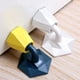 thumbnail image 1 of Gancho de puerta de plástico no perforado | Aldaba de puerta de succión de piso de goma Silent Cushion | Protector de pared | Autoadhesivo | Reducción de ruido | Paquete de 2 | 5x5cm | PP+TRR, 1 of 9