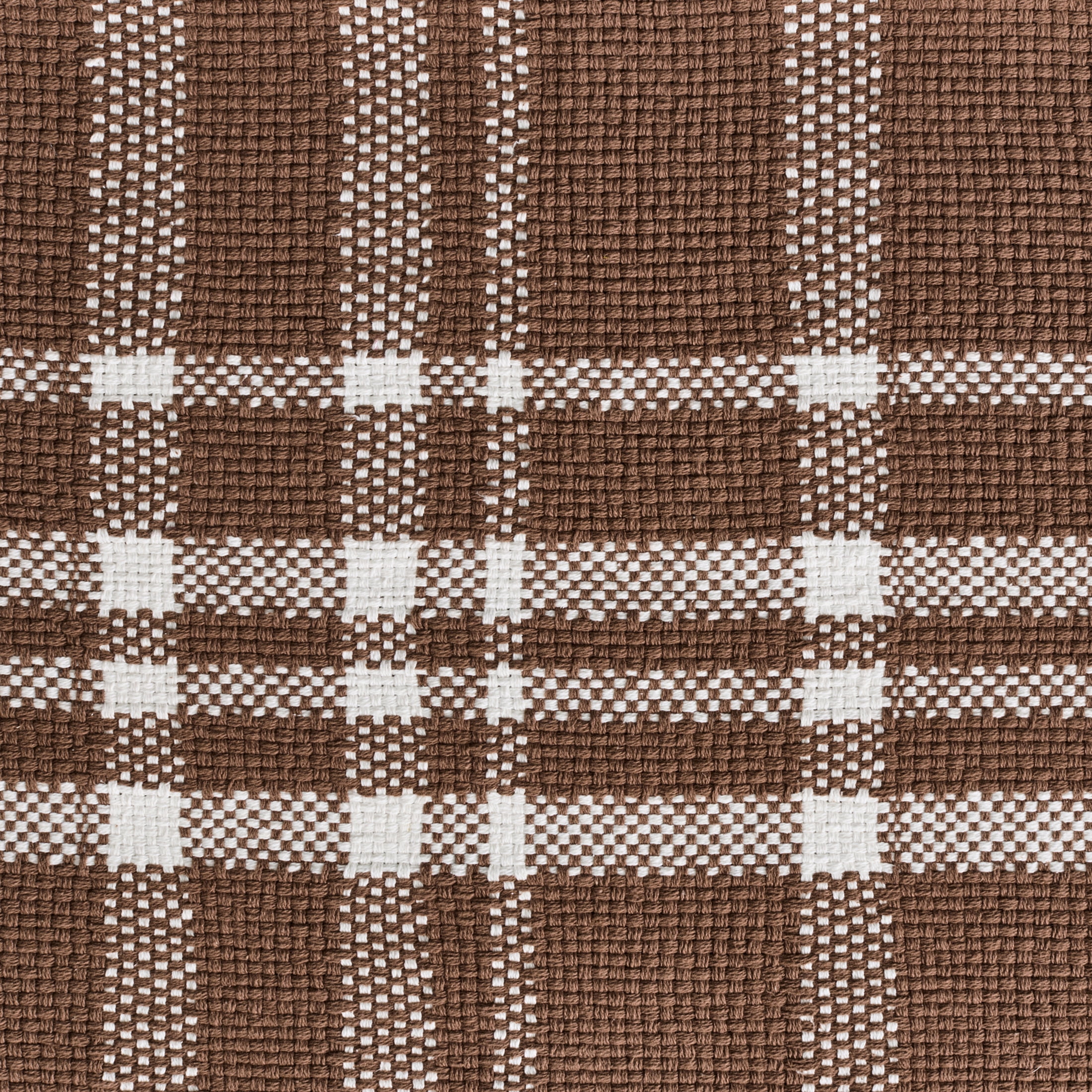 Better Homes & Gardens Brown Wool Woven Basketweave Throw, 50x72"