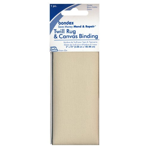 Bondex Iron On Mend & Repair Twill Rug Binding 2" x 72"