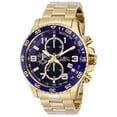 thumbnail image 2 of Invicta Specialty Men 45mm Stainless Steel Gold Blue Dial Chronograph Quartz Watch 37145, 2 of 2
