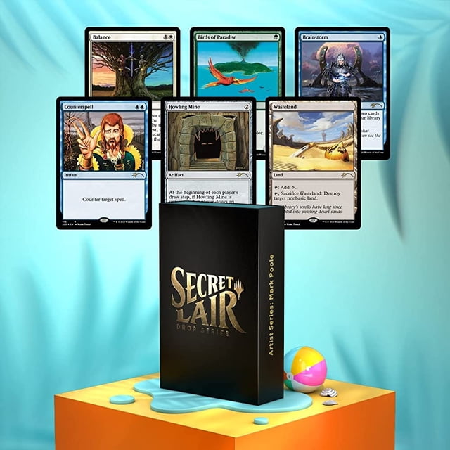 Magic TCG The Gathering Secret Lair : MTG Tout Naturel Totalement Rafraîchissant Série d'Artistes Mark Poole