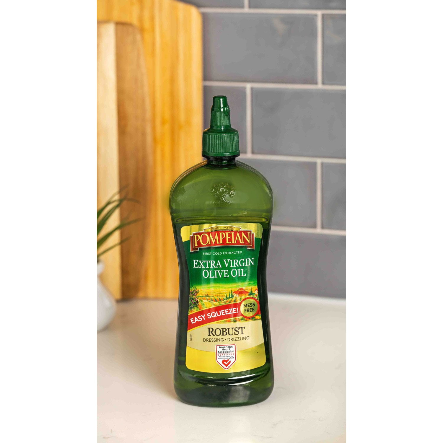 2 PACK | Pompeian Robust Squeeze Extra Virgin Olive Oil, 33.8 oz.