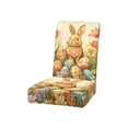 thumbnail image 1 of Easter Chair Covers Set of 2, Stretchable Dining Chair Slipcovers with Bunny and Egg Patterns, Washable Polyester Decorative Covers for Holiday Party Home Decor, Standard, 1 of 6