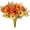 Orange, variant on Artificial Sunflowers Bundle Silk Plants Faux Wedding Bride Bouquet Indoor Outdoor Fall Flower Table Centerpieces Arrangements Decorations