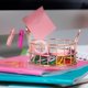 thumbnail image 4 of unbranded Cesta Metálica Para Almacenaje De Con Artístico En Oro Rosa, 4 of 7