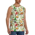 thumbnail image 2 of Easygdp Mushrooms Gnomes Men's Breathable Tank Tops Sleeveless Sporty T Shirts for Basketball, Mountaineering, Bodybuilding -Small, 2 of 8