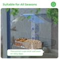 thumbnail image 3 of Mrcrafts Window Bird Feeder with Strong Suction Cups, Clear Window Bird feeders for Viewing, Window Bird House, Bird Feeders for Outdoors Outside, Fits for Cardinals, Finches, Chickadees, Unique Gift, 3 of 6