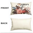 thumbnail image 2 of Mother''s Day Pillow Cover,Ink Painting Flowers Birds Happy Mother''s Day Decorative Lumbar Throw Pillow Cover Case Cushion Home Bed Sofa Car Cotton Linen 12x30 Inches, 2 of 3