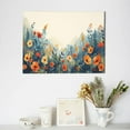 thumbnail image 6 of Gukieu Floral Mountain Landscape Print Horizontal Canvas Decorative Painting 12x16 Inch Shrinkage Resistant Frame Hanging Home Wall Art Decor, 6 of 6