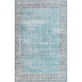 thumbnail image 1 of Unique Loom Revival Distressed Border Rug 5' x 8' Rectangle Blue/Black, 1 of 1