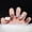 Maillard bear, variant on Handmade children wear nail short 3-10 year old girl nail patch cute winter new year non-toxic cartoon nail piece