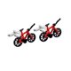 thumbnail image 5 of Gemelos de motocicleta Sunnimix Para camisa joyería de boda plata 1 par, 5 of 5