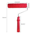 thumbnail image 5 of Wall Brush Putty Roller Texture Pattern Roller Brush Drywall Compound Roller for Smooth Plastering Construction Tool, 5 of 9