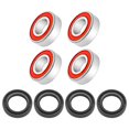 thumbnail image 2 of MATI Front Wheel Hub Bearings Seals for Honda Recon 250 TRX250 Rancher 350 2x4 TRX200, 2 of 10