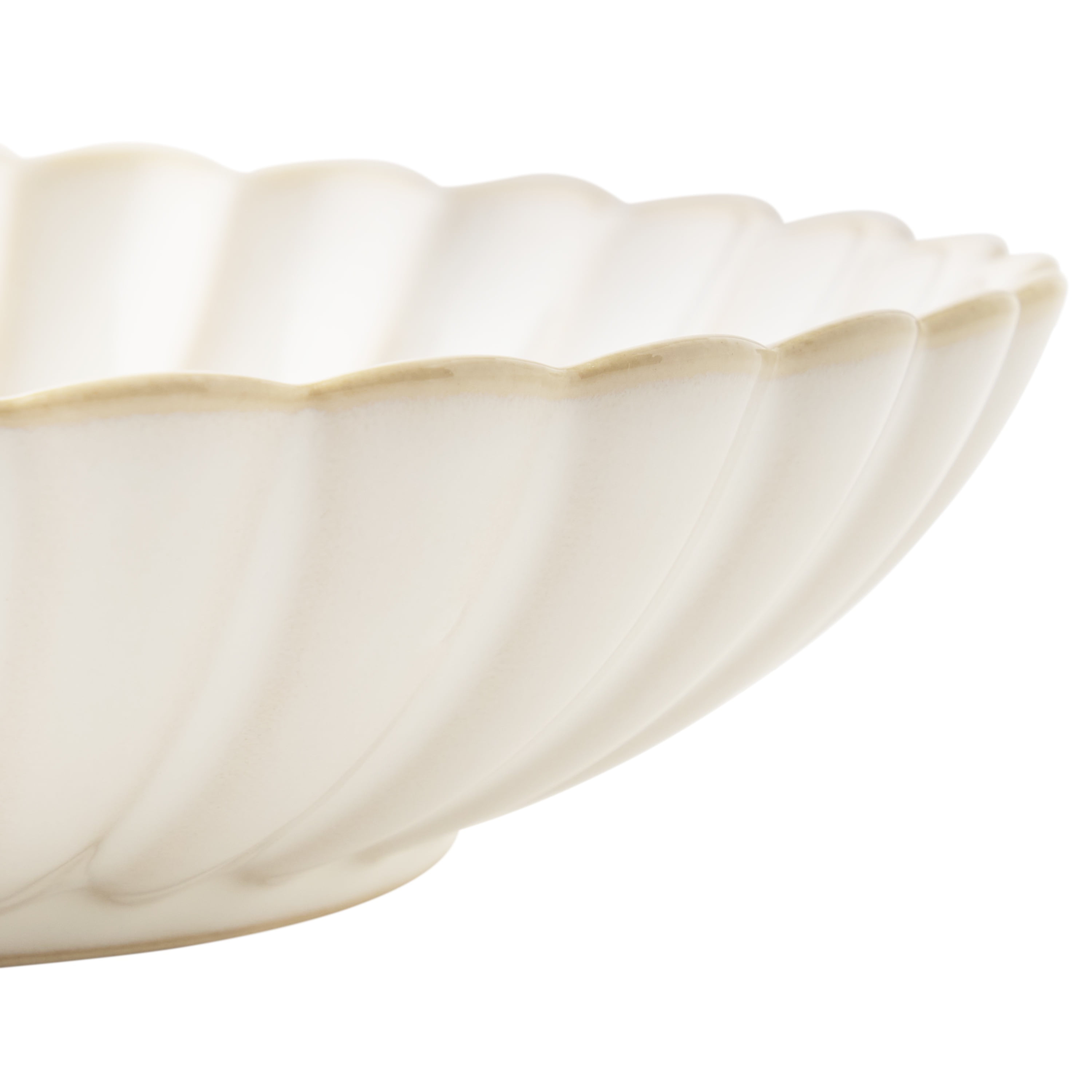 The Pioneer Woman Colette Stoneware Serving Bowl, 11 in, Cream
