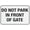 Warning Sign 5, variant on Do Not Lean On Rail Reflective Aluminum Sign - 8"x12", UV Protected, Waterproof, 4 Pre-Drilled Holes - Balcony, Stairwell, Bridge, Platform