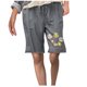 thumbnail image 1 of Pantalones Cortos Para Mujer Casual Con Cordón Elástico en La Cintura Con Pantalones Estampados de Bolsillo Odeerbi ODB159453, 1 of 5