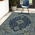 thumbnail image 7 of Area Rug, Low Pile Distressed Carpet Vintage Non Slip Persian Area Rug Entryway Doormat, 7 of 7