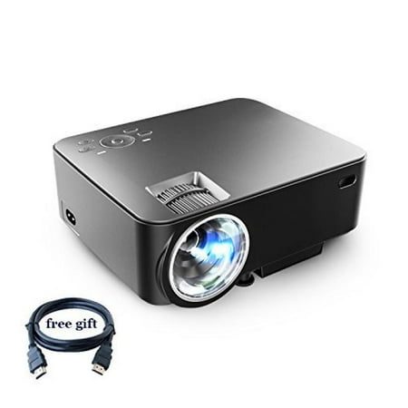 LED Projector,Dinly 1500 Lumens Video Projector 170