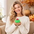 thumbnail image 6 of Luminous Pumpkin Squeezy Sensory Fidget Toy, Soft Spiky Halloween Squish Ball With Glowing Effect, Trunk Or Treat Game Prize, Halloween Stocking Stuffer For Boys Girls Teens, 6 of 8
