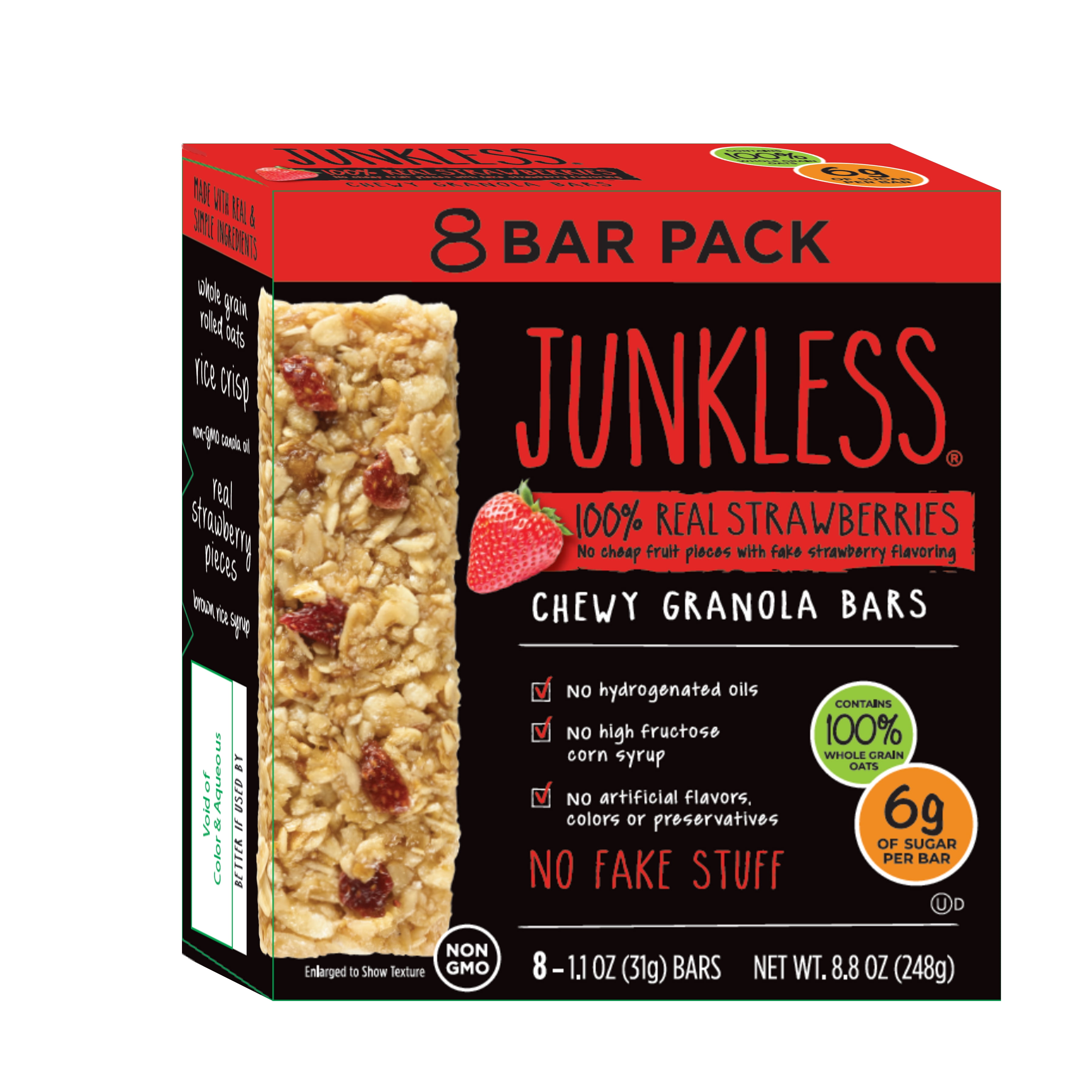 junkless strawberry bars