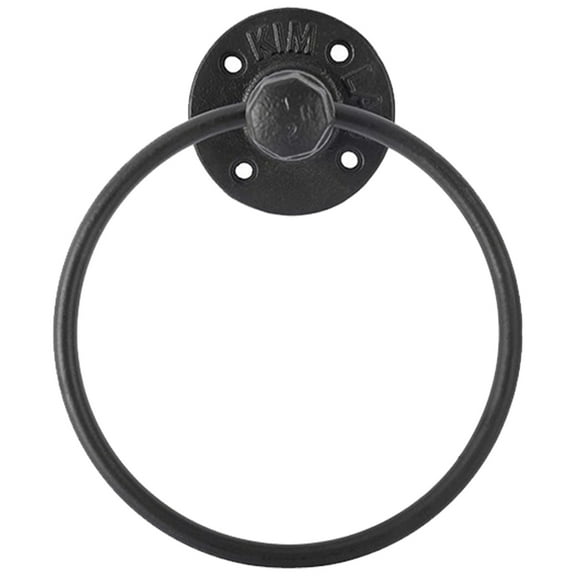 Masteelf Industrial Towel Ring Vintage Hand Towel Bar Rack Wall Mounted Towel Holder Bathroom Accessory