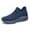 Dark Blue, variant on Womens Sock Walking Shoes Slip On Lightweight Comfort Casual Running Sneakers Black