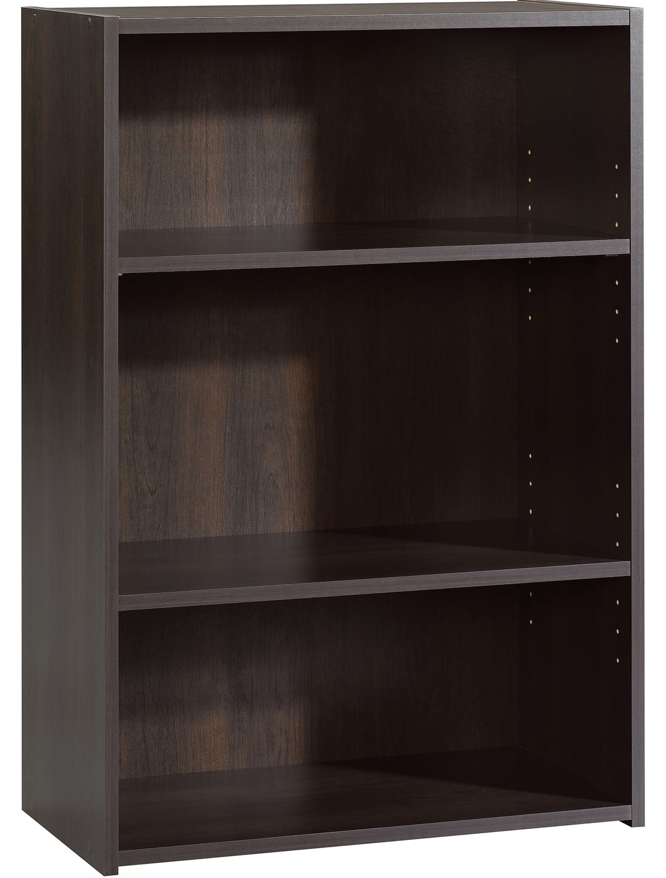Sauder Beginnings 3-Shelf Bookcase, Cinnamon Cherry Finish