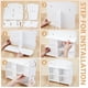 thumbnail image 5 of Organizador de cintas, estante de almacenamiento blanco, soporte de pared para cintas, estante de almacenamiento de MDF, 5 of 7