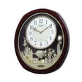 thumbnail image 3 of Rhythm 4MH850WD23 Horloge Murale Terre Joyeuse - Marron, 3 of 3