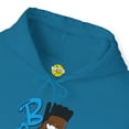 thumbnail image 3 of Black Bart Simpson Hoodie - Blue, Vintage Cartoon Sweatshirt, 90s Nostalgia, 3 of 3