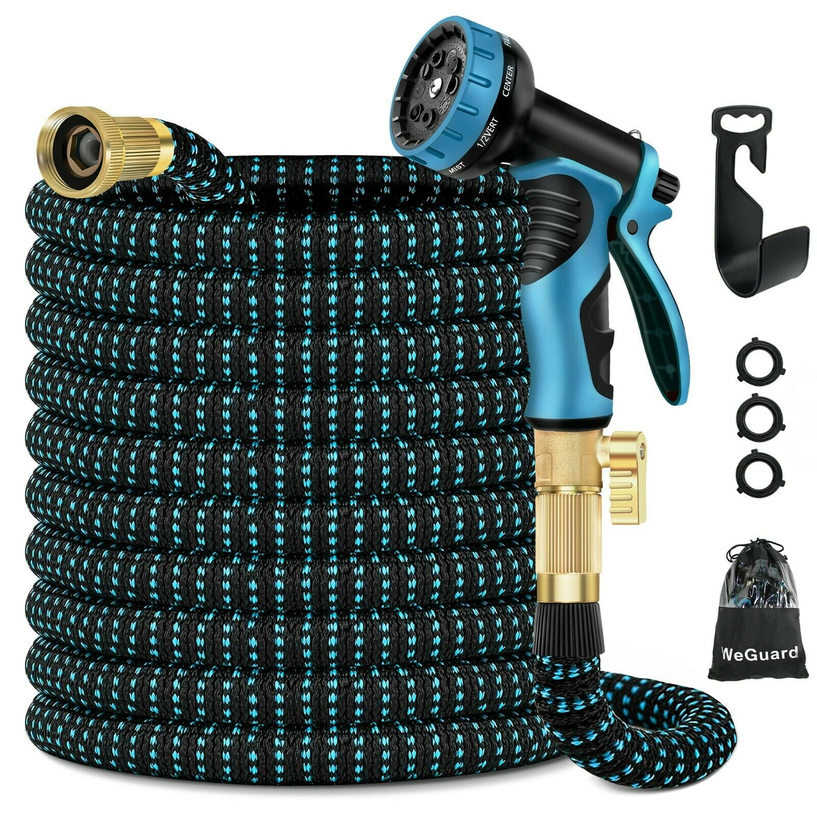 100FT Garden Hose Expandable Expandable Water Hose with Durable 4Layers Latex and 10 Function