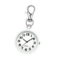 thumbnail image 4 of Keychain Pocket Watch Nurse Watch Simple Hanging Gift Reloj Keyrring Watch Fob Blanco, 4 of 8