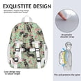 thumbnail image 5 of Rottweiler with Floral Backpack for School,Cute School Bag,Schoolbag with Adjustable Shoulder Straps & Padded Back,15"x11.42"x5.5", 5 of 6