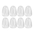thumbnail image 3 of Clear Nail Color Board Tips,50pcs Nail Color Board Transparent Glass Nail Art Display Bear Nail Swatches Exceptional Craftsmanship, 3 of 14