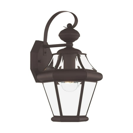 Livex Lighting Georgetown Outdoor Wall Lantern in Bronze