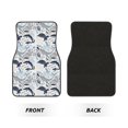 thumbnail image 2 of Disketp Sea Animal for Crystal Velvet Car Mats Four-Piece Set,All-Season Automotive Protection, Vehicles, Cars, Trucks, and SUVs,Anti-Slip Design, 2 of 7