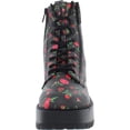 thumbnail image 3 of Guess Womens Fearne Faux-Leather Platform Combat & Lace-up Boots, 3 of 5