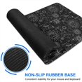 thumbnail image 6 of Long Mouse Pads for Desk,Black Gothic Sun Planet Pattern Desk Mats on Top Of Desks, Desk Mouse Pad Extra Large with 3mm Non-Slip Base and Stitched Edge for Gaming,Office,Work,Home 31.5"x15.7", 6 of 6