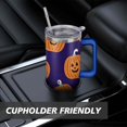 thumbnail image 7 of Halloween Pumpkin 40 oz Tumbler with Handle Double Wall Coffee Travel Mug Decorative Tumbler for Spring Summer Camping Outdoor, 7 of 7