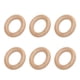 thumbnail image 5 of 30 anillos de madera de haya resistente sin terminar finamente pulidos, anillos de macramé de fácil coloración para decoración artesanal DIY, 4cm/1,6 pulgadas, 5 of 5
