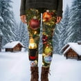 thumbnail image 6 of Gamivast Xmas Leggings Women Plus Size High Waisted Stretchy Soft Yoga Lounge Pants Soft Comfy Pj Pant Ankle Length Christmas Day Leggings Holiday Pj Pants, 6 of 6