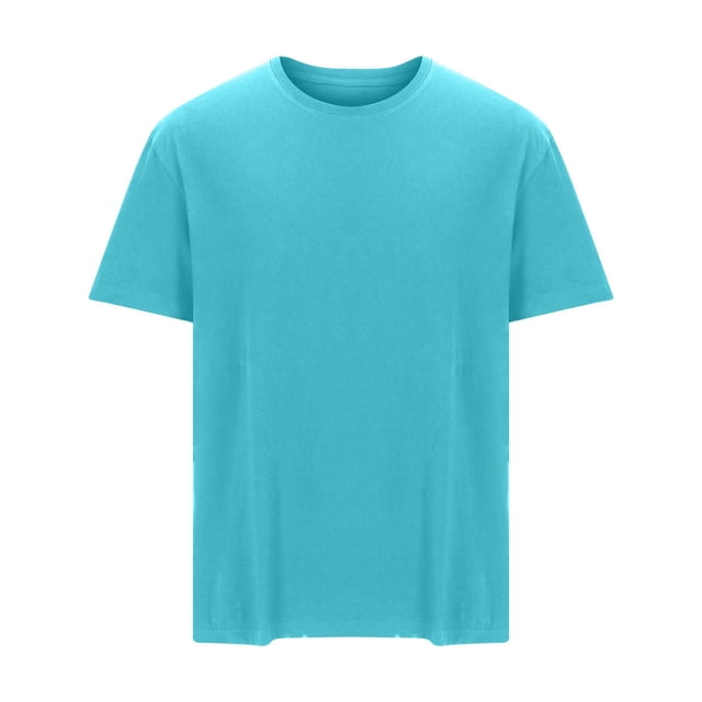 pstuiky camisetas para hombre, Camiseta informal de verano holgada de manga corta con cuello redondo para hombre camisas casuales para hombre xxxxl