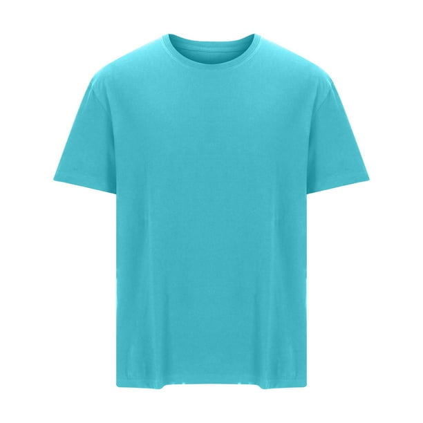 pstuiky camisetas de hombre, Camiseta informal de verano holgada de manga corta con cuello redondo para hombre ropa de hombre xl