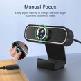 thumbnail image 3 of 1080p Desktop Webcam with Microphone, Webcam, Computer Camera, USB Streaming Webcam for PC, Laptop, Desktop, 3 of 9