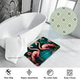 thumbnail image 3 of Flamingo Non-Slip Polyester Door Mat Floor Mats Bath Rugs Machine Washable, 3 of 6