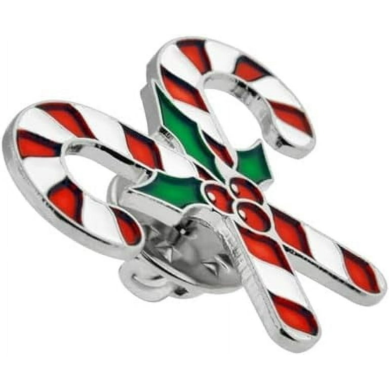 PinMart Christmas Lapel Pin 4-Piece Set | Holiday Enamel Pins For Women & Men (Snow Globe, Gnome, Reindeer, Cocoa Mug)