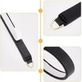 thumbnail image 3 of Clutch Bag Conversion Leather Strip 7.3 Inch DIY Purse Chain Strap Connection Accessories Envelope Bag Conversion Leather Strap with D-Ring Clasp, 3 of 5